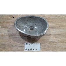 Раковина из речного камня 41x28x15 (RM2411102)