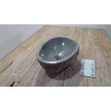 Раковина из речного камня 41x28x15 (RM2411102)