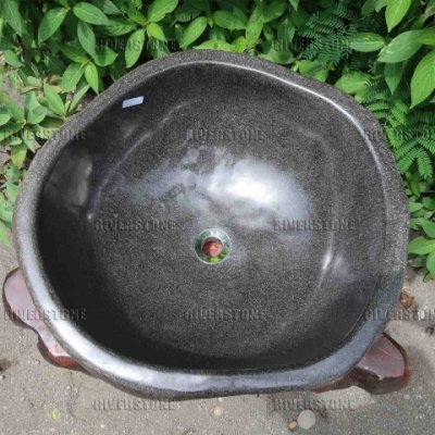Раковина из речного камня 56x51 (RS-1287)