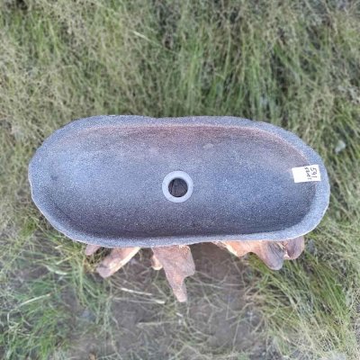 Раковина из речного камня 58x25 (RS541)