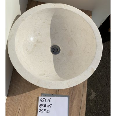 Раковина из мрамора 45x15 (MRA05)