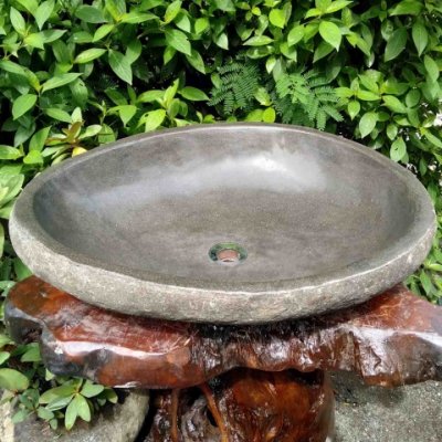 Раковина из речного камня 62х50 (RS-1271)