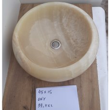 Ониксовая раковина из натурального камня 45x15 (ONY4515-2)