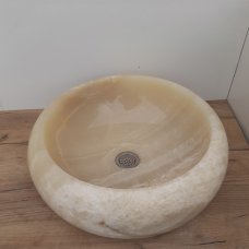 Ониксовая раковина из натурального камня 45x15 (ONY4515-2)