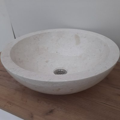 Раковина из мрамора 45x15