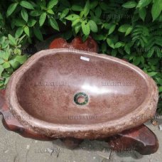 Раковина из речного камня 60x32 (RS1281)