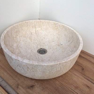 Раковина из мрамора 45x15