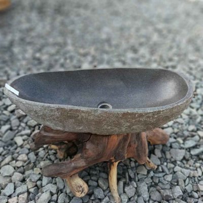Раковины близнецы из речного камня 46x29 (RS23 и RS24)