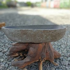 Раковины близнецы из речного камня 46x29 (RS23 и RS24)
