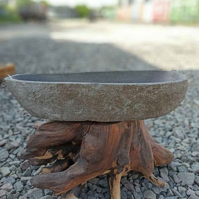 Раковины близнецы из речного камня 46x29 (RS23 и RS24)