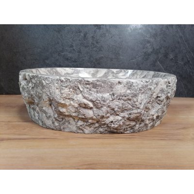 Раковина из натурального мрамора камня 52х42х15 (ASM-0020)