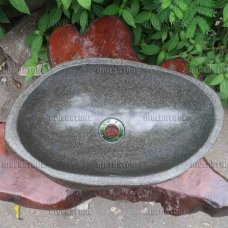 Раковина из речного камня 45x29 (RS1203)