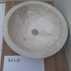Раковина из оникса серая 45x15 (ON4515-2)