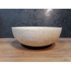 Круглая раковина из камня мрамора 40х40х15