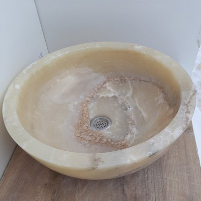 Раковина из оникса круглая 45x15 (ONY4515-4)