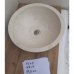 Белая раковина из мрамора 45x15