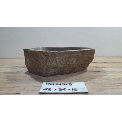 Раковина из речного камня 49x34x15 (RM2411019)