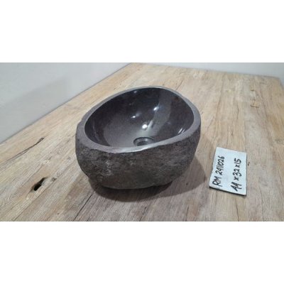 Раковина из речного камня 44x32x15 (RM2411026)