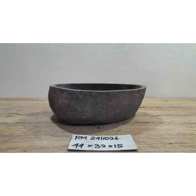 Раковина из речного камня 44x32x15 (RM2411026)