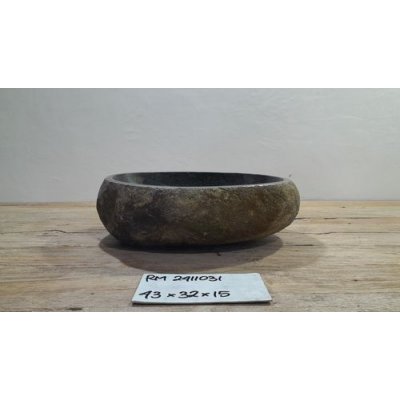 Раковина из речного камня 43x32x15 (RM2411031)
