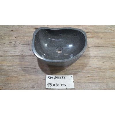 Раковина из речного камня 43x31x15 (RM2411033)