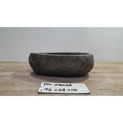 Раковина из речного камня 43x28x15 (RM2411038)