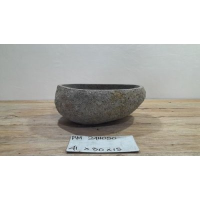 Раковина из речного камня 41x30x15 (RM2411050)