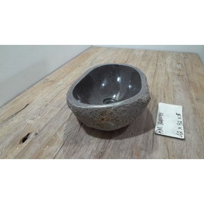 Раковина из речного камня 42x32x15 (RM2411051)