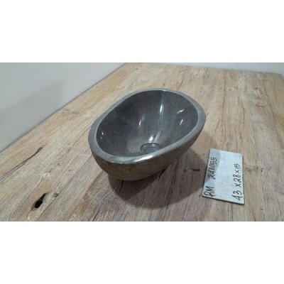 Раковина из речного камня 43x28x15 (RM2411055)