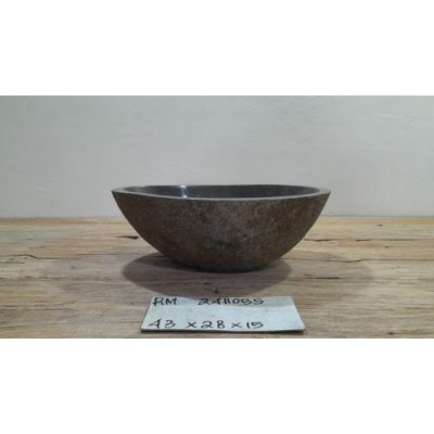 Раковина из речного камня 43x28x15 (RM2411055)