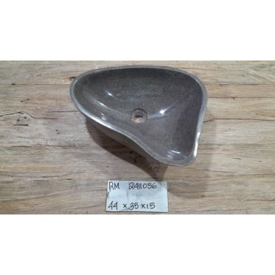 Раковина из речного камня 44х35х15 (RM2411056)