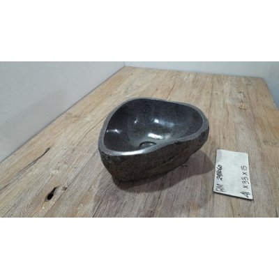 Раковина из речного камня 41х33х15 (RM2411060)