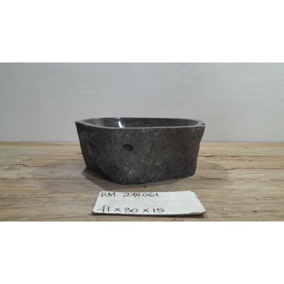 Раковина из речного камня 41x30x15 (RM2411061)
