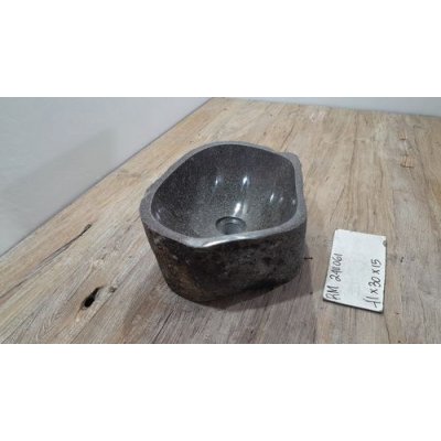 Раковина из речного камня 41x30x15 (RM2411061)