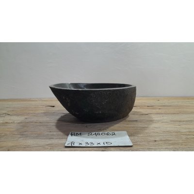 Раковина из речного камня 41x33x15 (RM2411062)