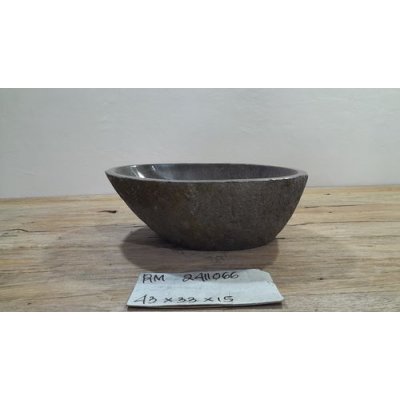 Раковина из речного камня 43x33x15 (RM2411066)
