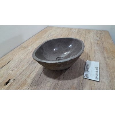 Раковина из речного камня 43x33x15 (RM2411066)
