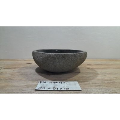 Раковина из речного камня 43x37x15 (RM2411073)