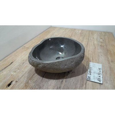 Раковина из речного камня 43x37x15 (RM2411073)