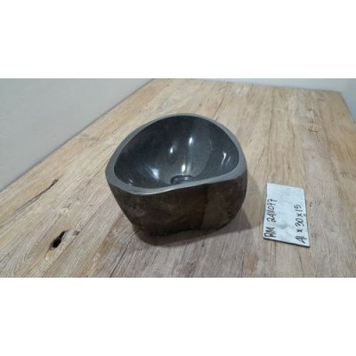 Раковина из речного камня 41x30x15 (RM2411077)