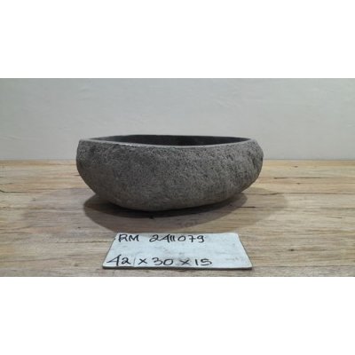 Раковина из речного камня 42х30х15 (RM2411079)