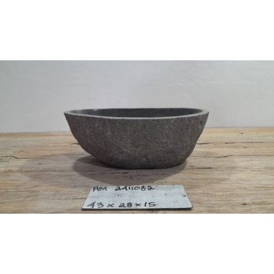 Раковина из речного камня 43x28x15 (RM2411082)