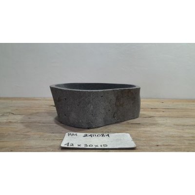 Раковина из речного камня 42x30x15 (RM2411084)