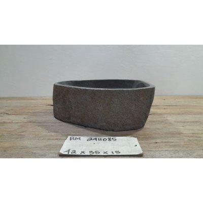 Раковина из речного камня 42x35x15 (RM2411085)