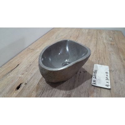 Раковина из речного камня 41x30x15 (RM2411086)