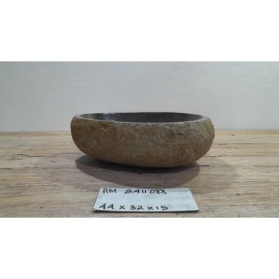 Раковина из речного камня 44х32х15 (RM2411088)