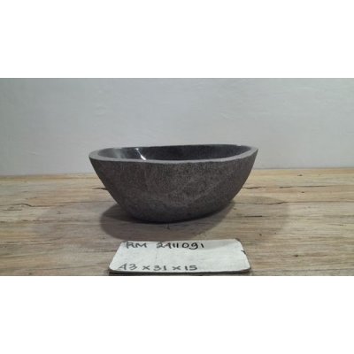 Раковина из речного камня 43x31x15 (RM2411091)