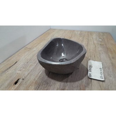 Раковина из речного камня 43x31x15 (RM2411091)