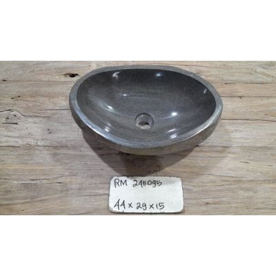 Раковина из речного камня 44х29х15 (RM2411095)