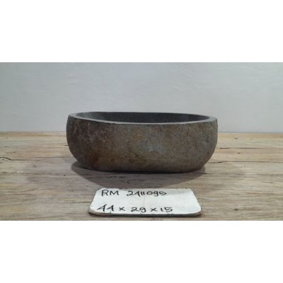 Раковина из речного камня 44х29х15 (RM2411095)
